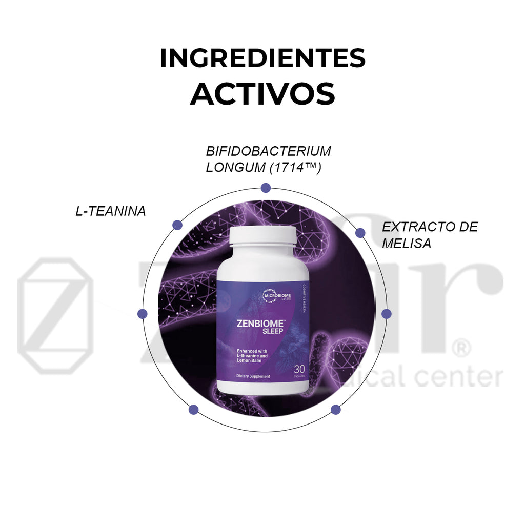 Microbiome Labs - Zenbiome SLEEP (30 cápsulas)