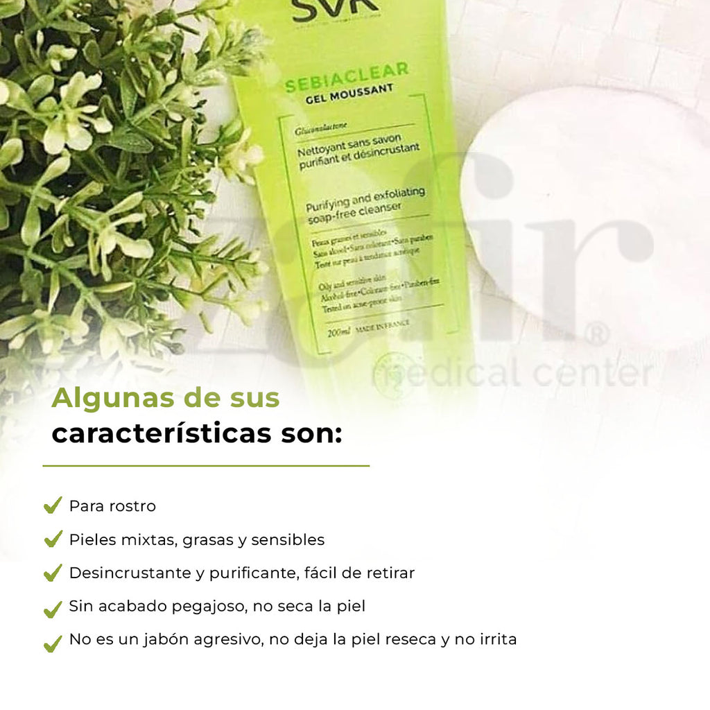 Sebiaclear Gel Moussant 200 Ml De Svr
