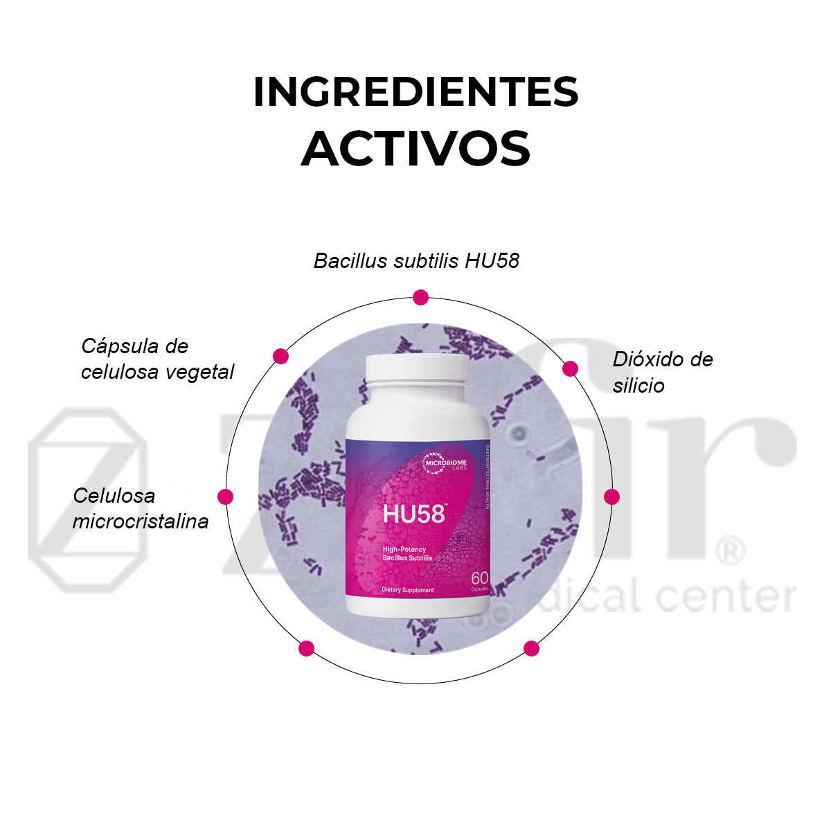 Microbiome Labs HU58 60 cápsulas