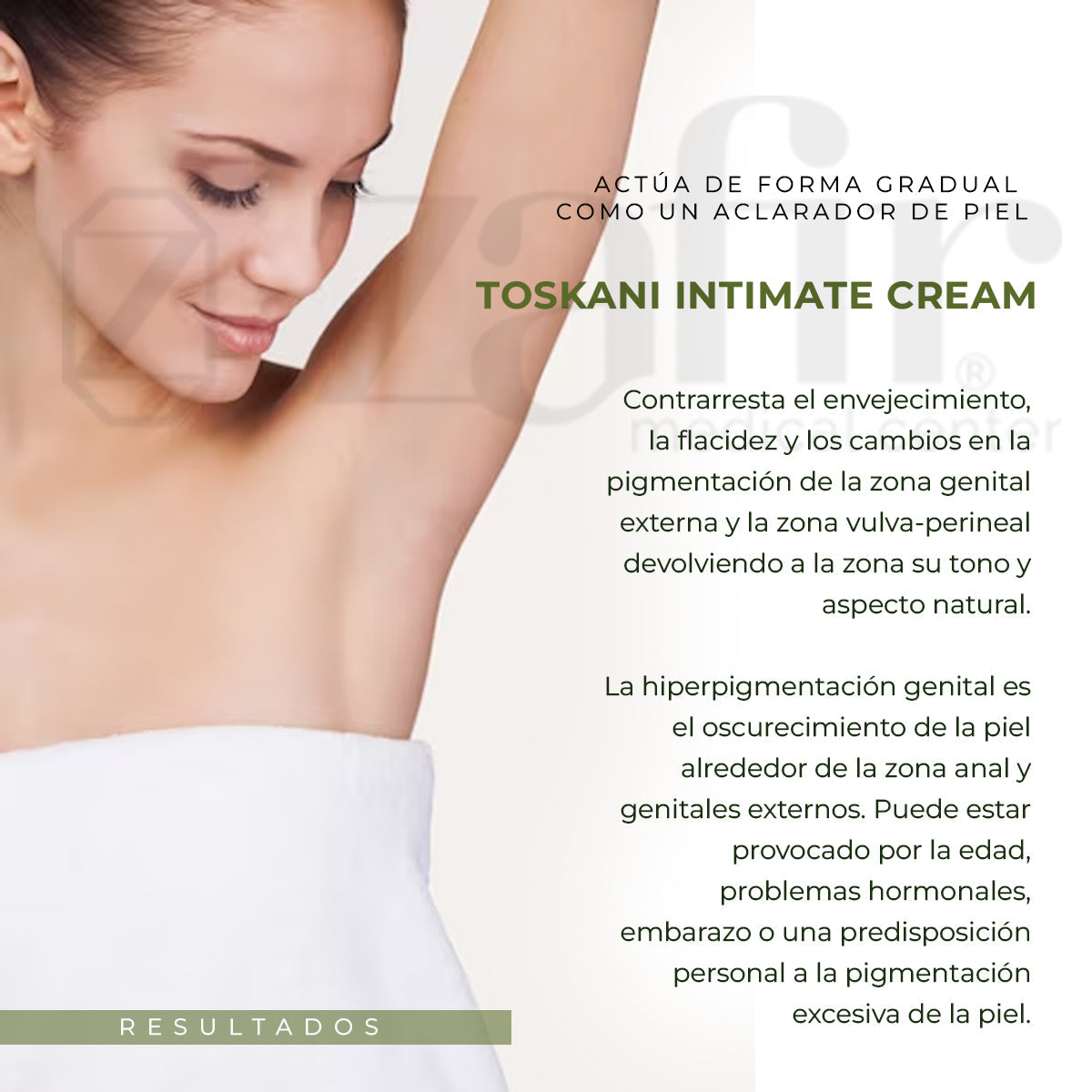 Crema Aclarante Toskani Intimate Cream Zonas Intimas