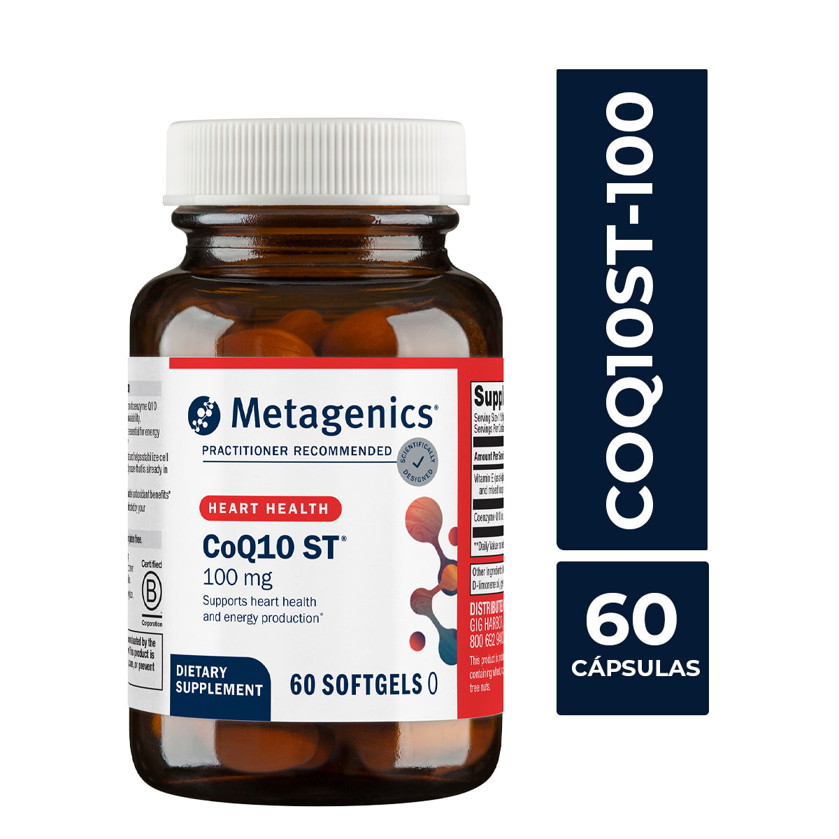 Metagenics CoQ10St-100 60 Cápsulas