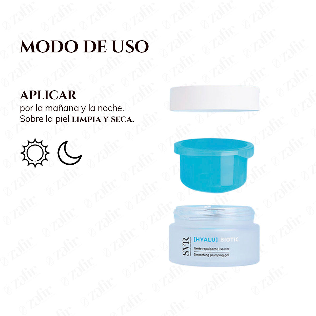 Crema Hidratante Svr Hyalu Biotic Gel Regenerador Rellenador