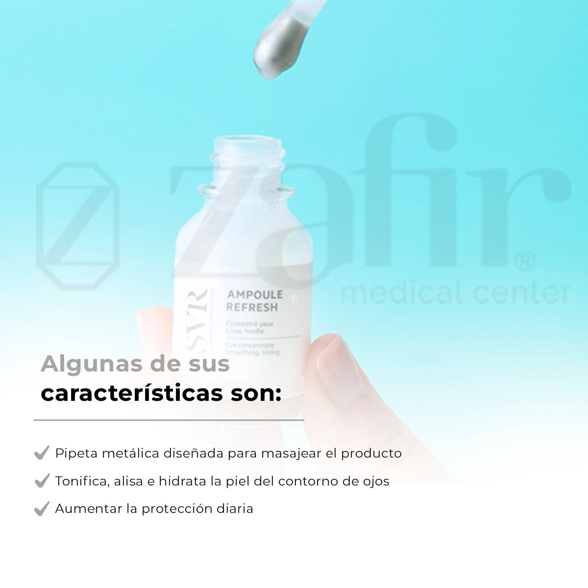 Tratamiento Anti- Edad Svr Ampoule Refresh Suero Día Para Ojo