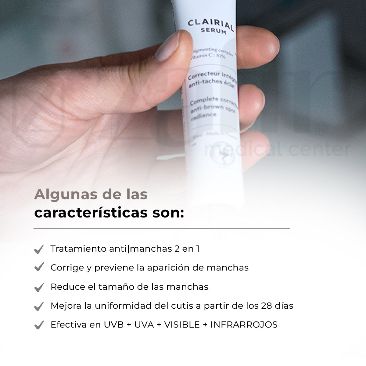 Anti Manchas Serum Svr Clairial De 30ml/30g 30+ Años Para Manchas Oscuras - Zafir Medical Center