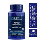 Life Extension NAD + Cell Regenerator and Resveratrol Elite 30 cápsulas