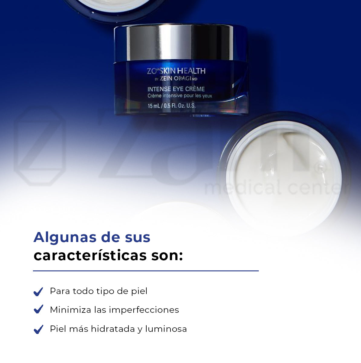 Zo Skin Health Intense Eye Creme Crema Intensa Para Contorno De Ojos (15 ML)