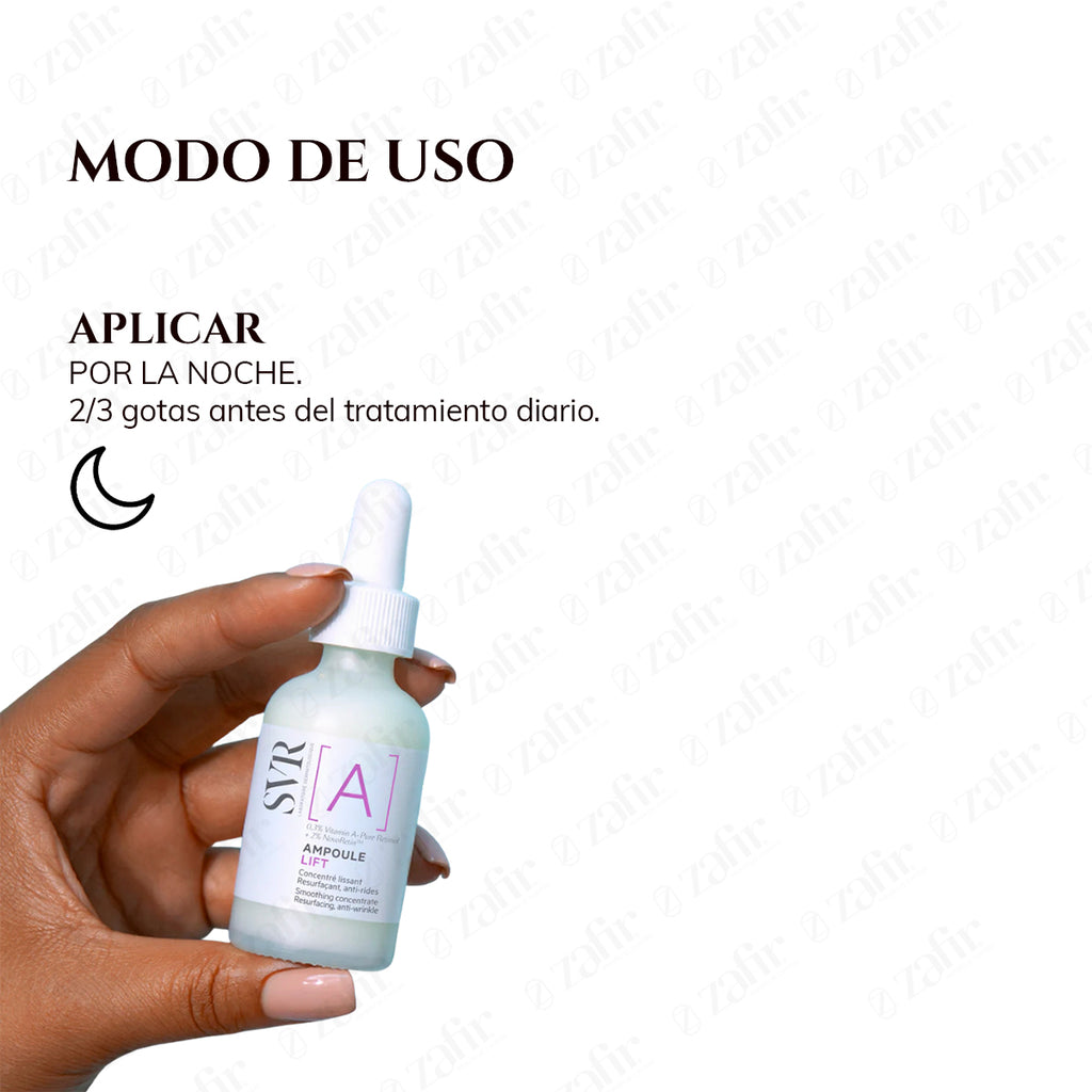 SVR A Ampoule Lift (1.0 fl oz) Antiarrugas Con Ácido Hialurónico