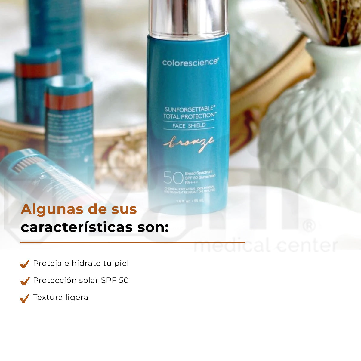 Colorescience - Sunforgettable Total Protection Face Shield Bronze SPF 50