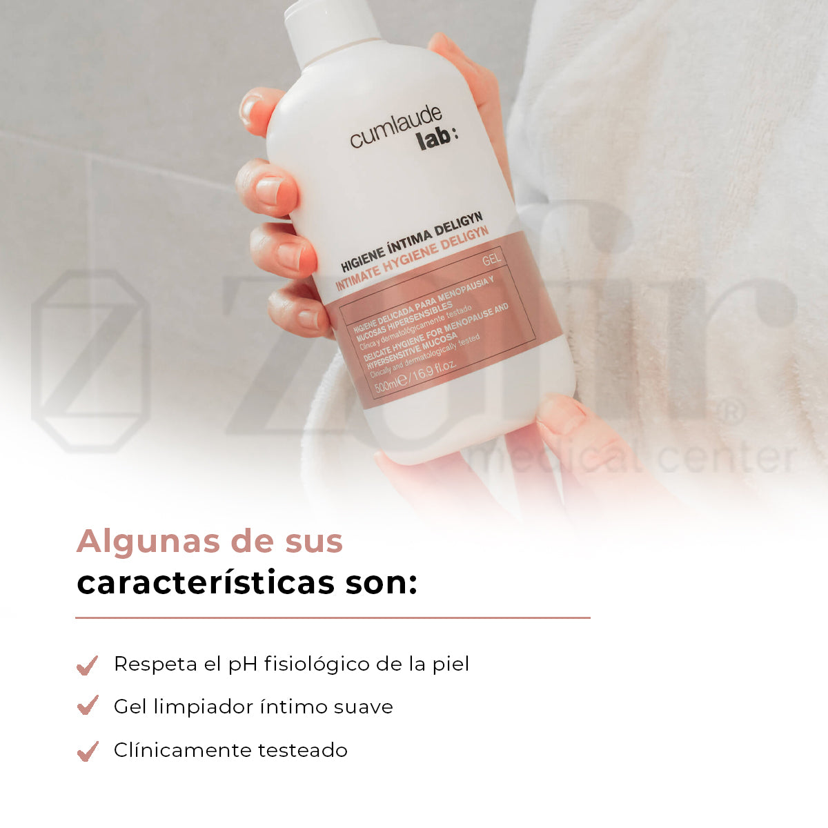 Gel Higiene Íntima Diaria Cumlaude Lab 500ml Hidratante