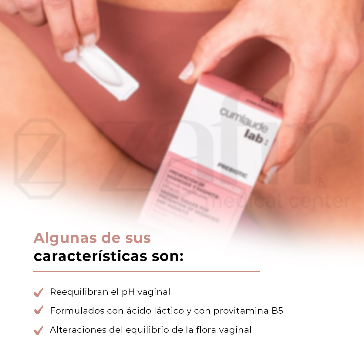 Óvulos Vaginales Cumlaude Lab Prebiotic - Prevención de Vaginosis y Vaginitis