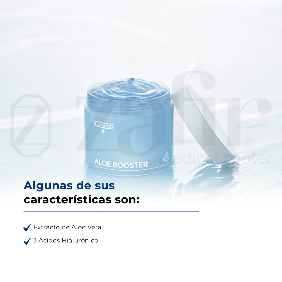 Glutanex Aloe Boster/ Crema Hidratante con Glutathione y Aloe Vera