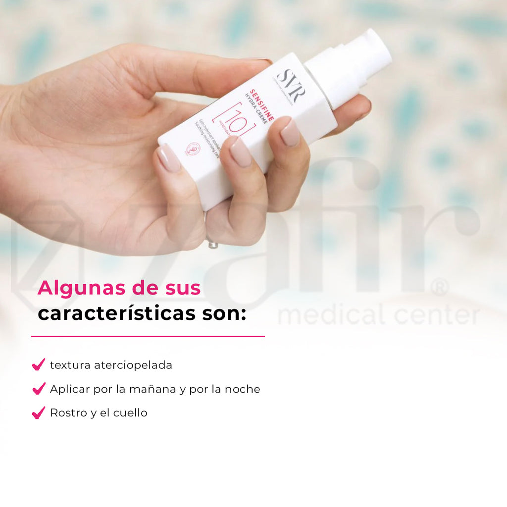 Crema facial SVR SENSIFINE Hydra para pieles polialérgicas
