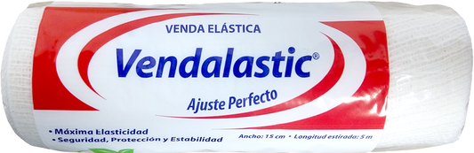 VENDA ELASTICA DEGASA VENDALASTIC 15CM X 5M / CONTIENE 10 PIEZAS