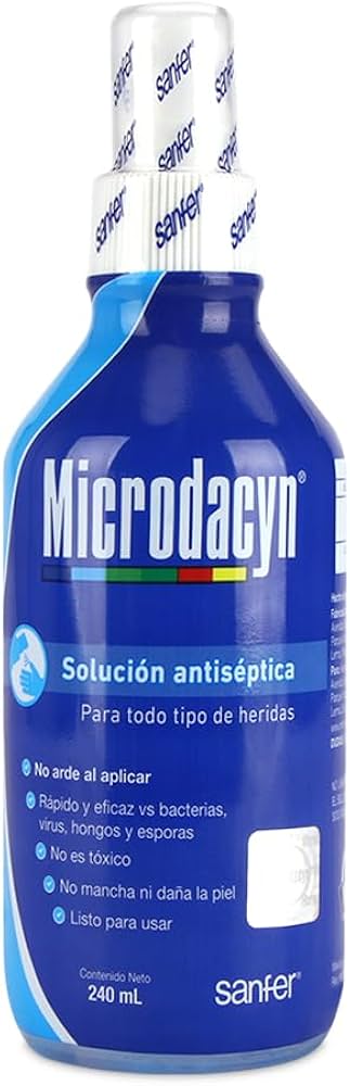 MICRODACYN SANFER SOLUCION ANTISEPTICA DE 240 ML