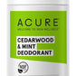 Acure - Cedarwood & Mint deodorant