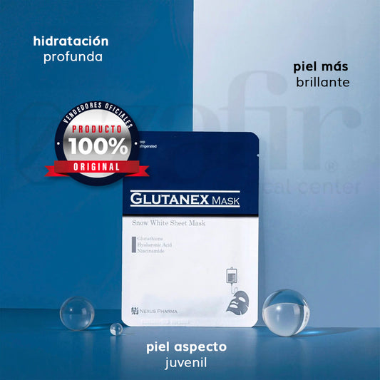 Glutanex MASK 15 pzs Mascarilla Aclarante y Antioxidante