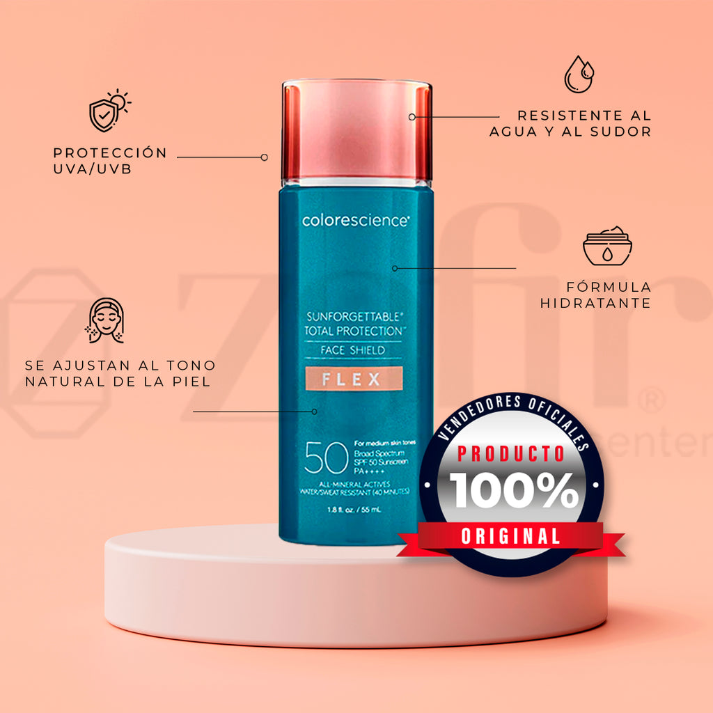 Protector Solar Mineral Colorscience Flex Fair Facial Spf 50