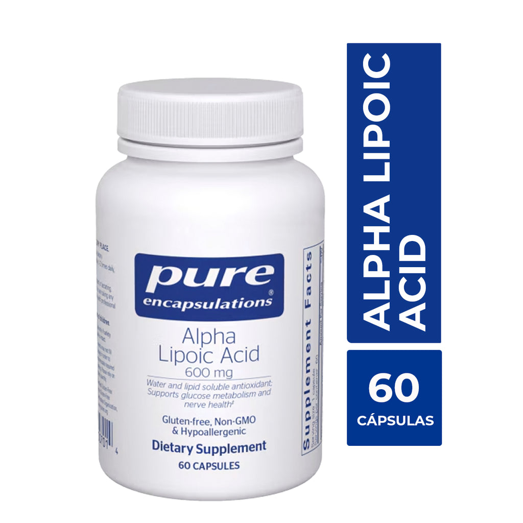 Pure Encapsulations Alpha Lipoic Acid 600 mg / 60 cápsulas