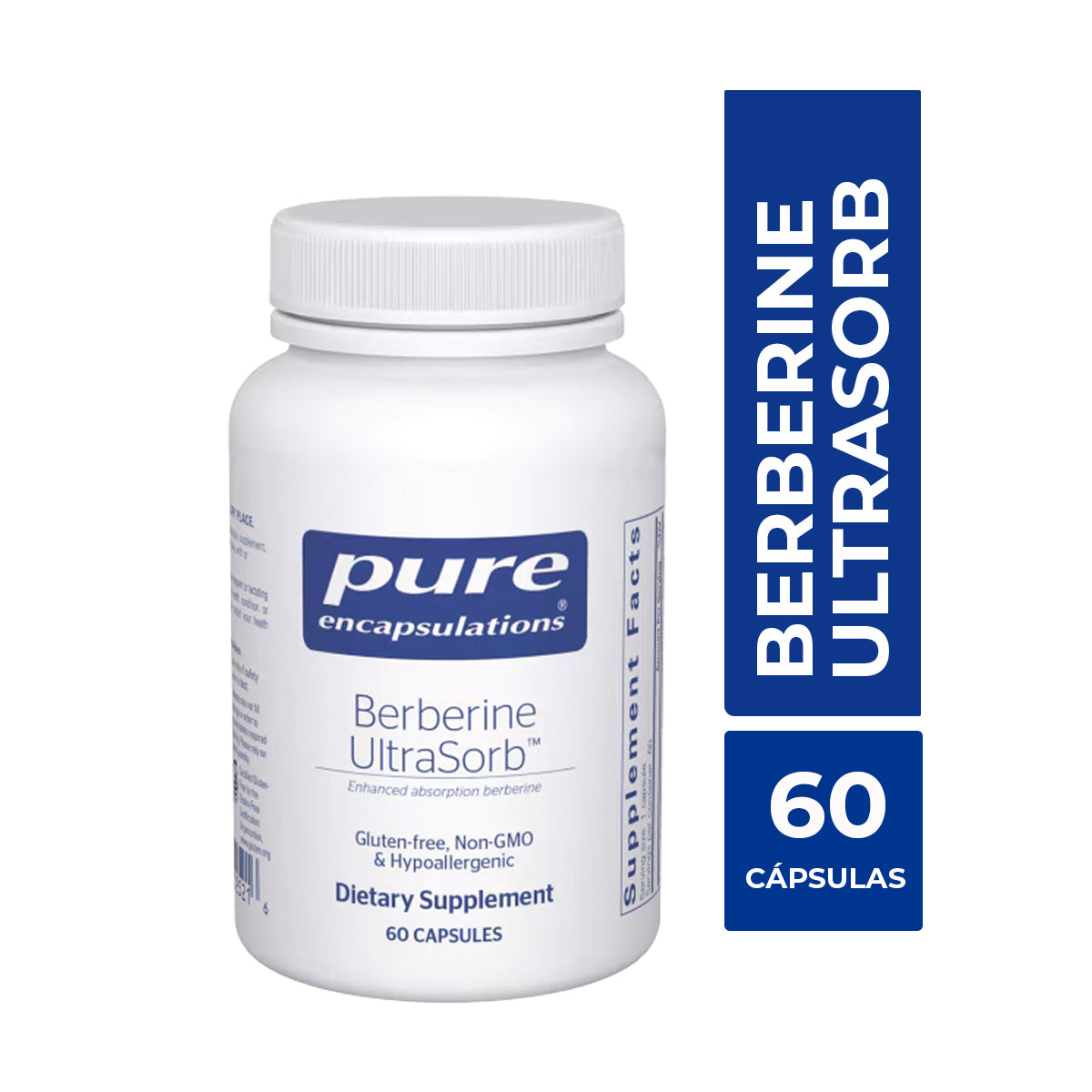 Pure Encapsulations Berberine UltraSorb 60 cápsulas.