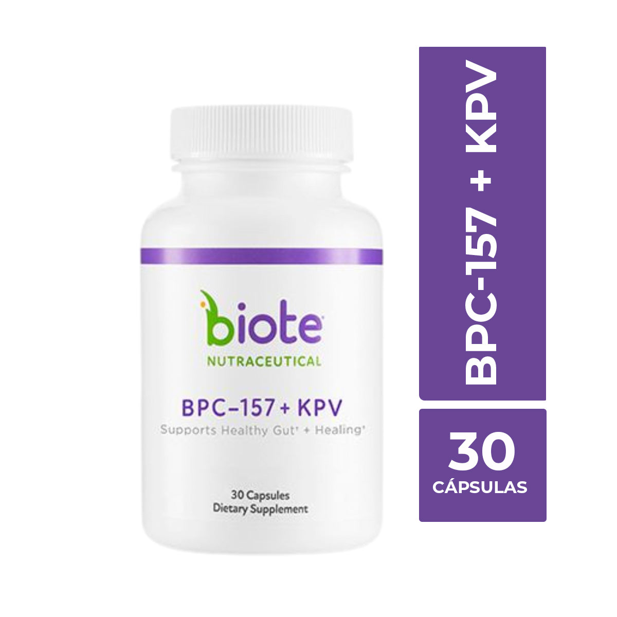 Biote Nutraceuticals BPC-157+KPV 30 Caps