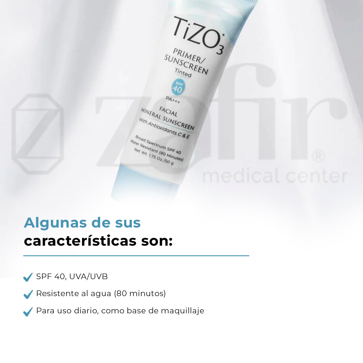 TiZO3 - Primer Sunscreen Tinted 40 SPF