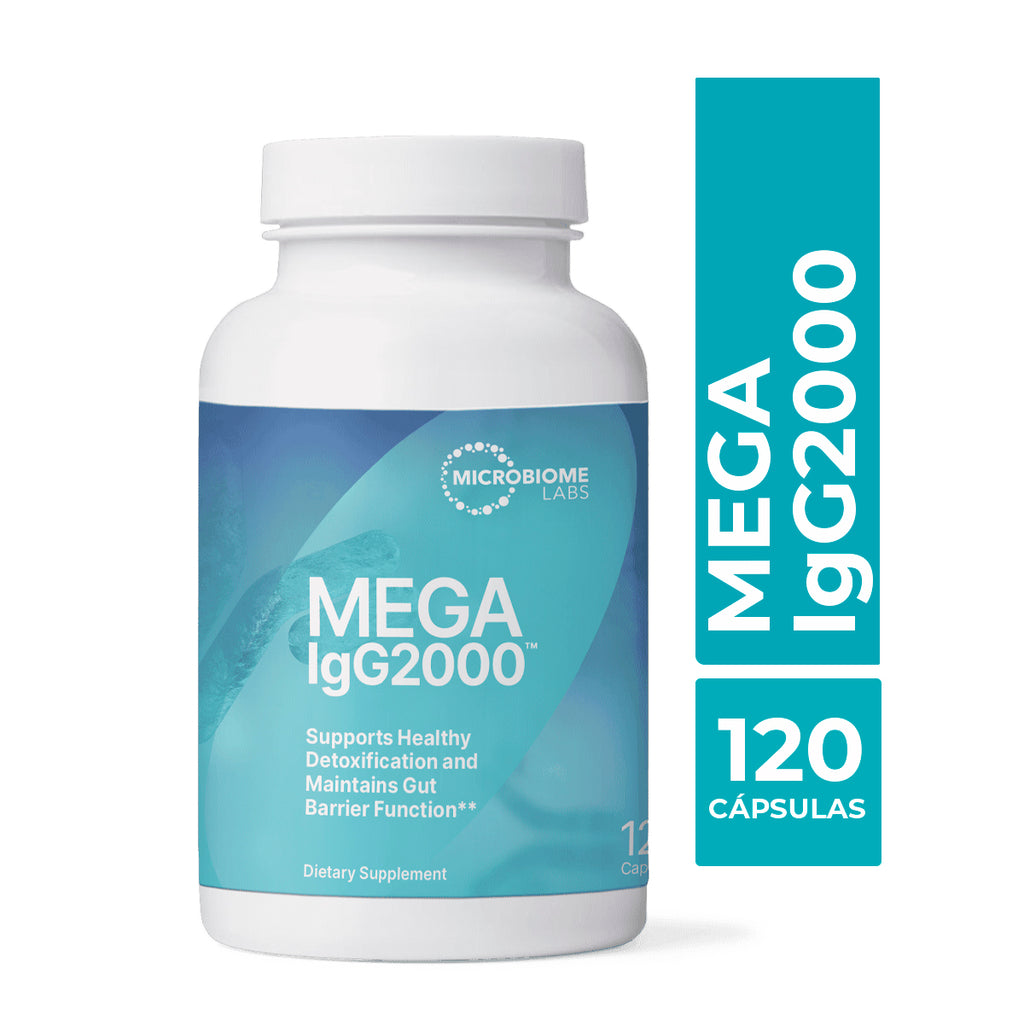 Microbiome Labs - Mega IgG2000 120 Cápsulas