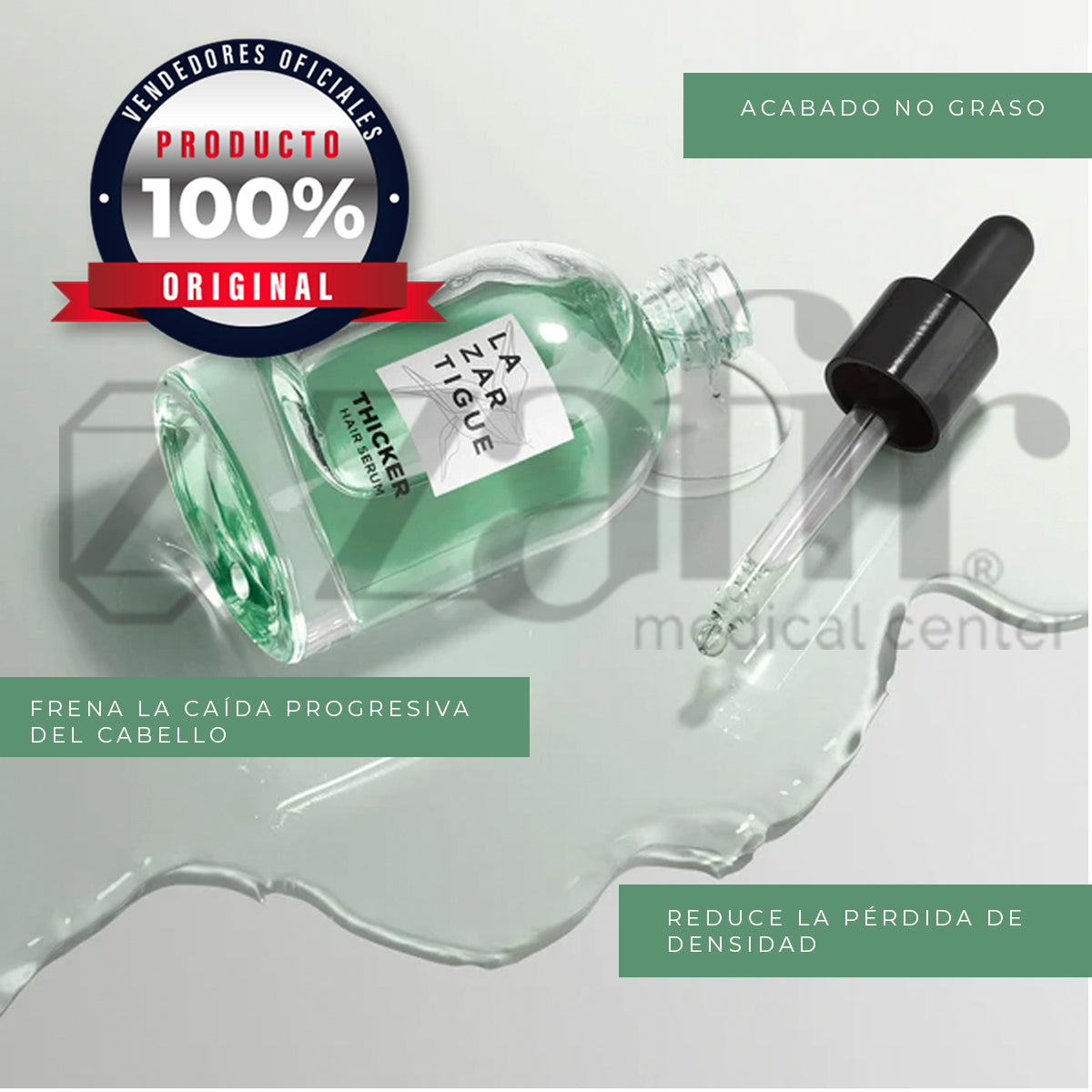 Lazartigue - Thicker Hair Serum - Sérum anticaída redensificante (50 ml)