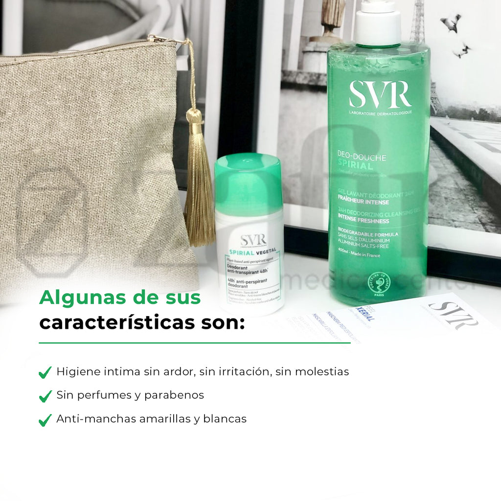 Svr Desodorante Gel Para Ducha Svr Deo Douche Spirial 400 Ml