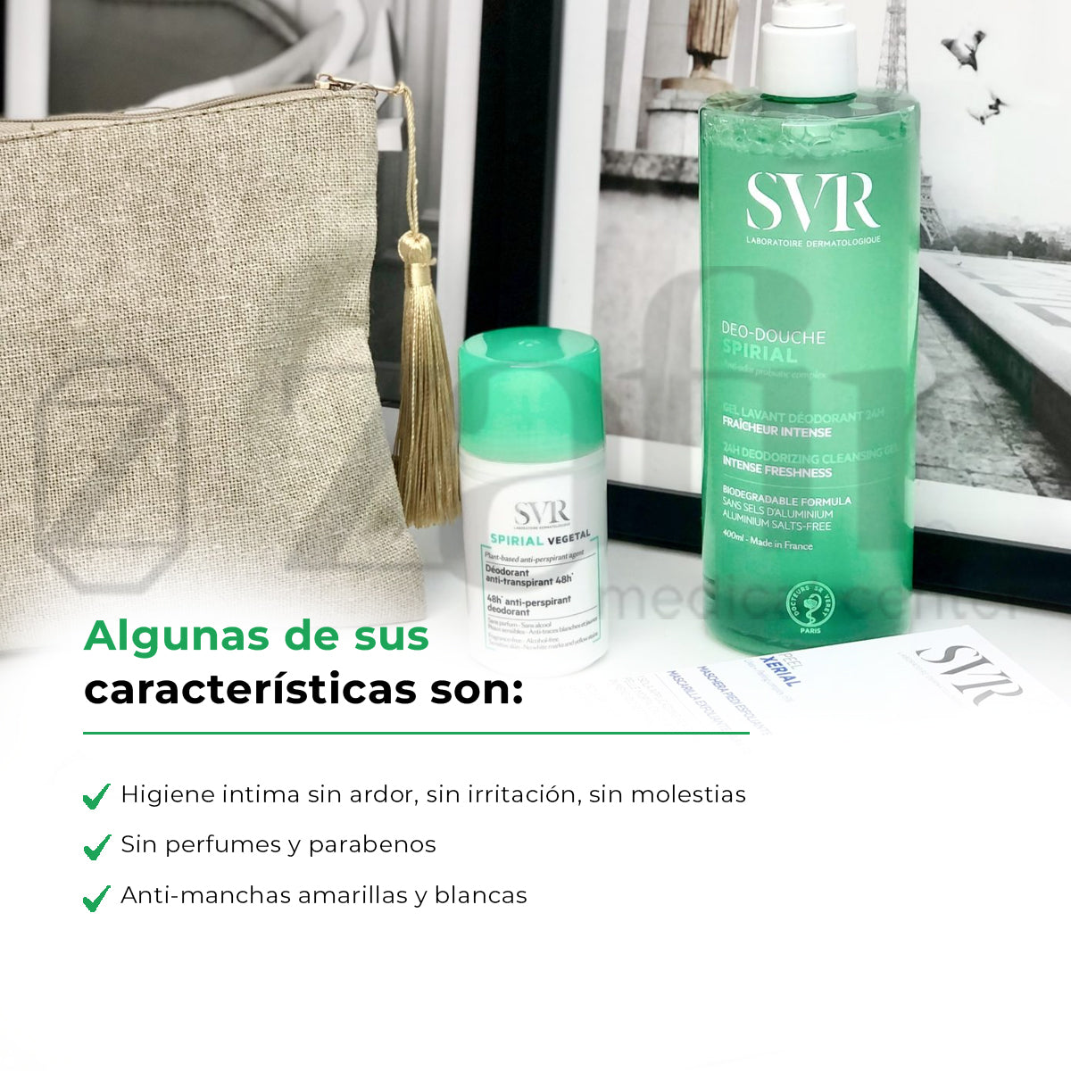 Svr Desodorante Gel Para Ducha Svr Deo Douche Spirial 400 Ml