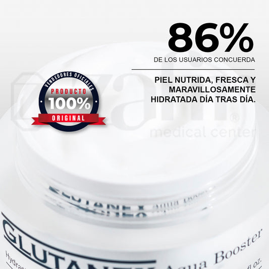 Crema Glutanex Aqua Booster Reparadora con efecto Hidratante y Antioxidante