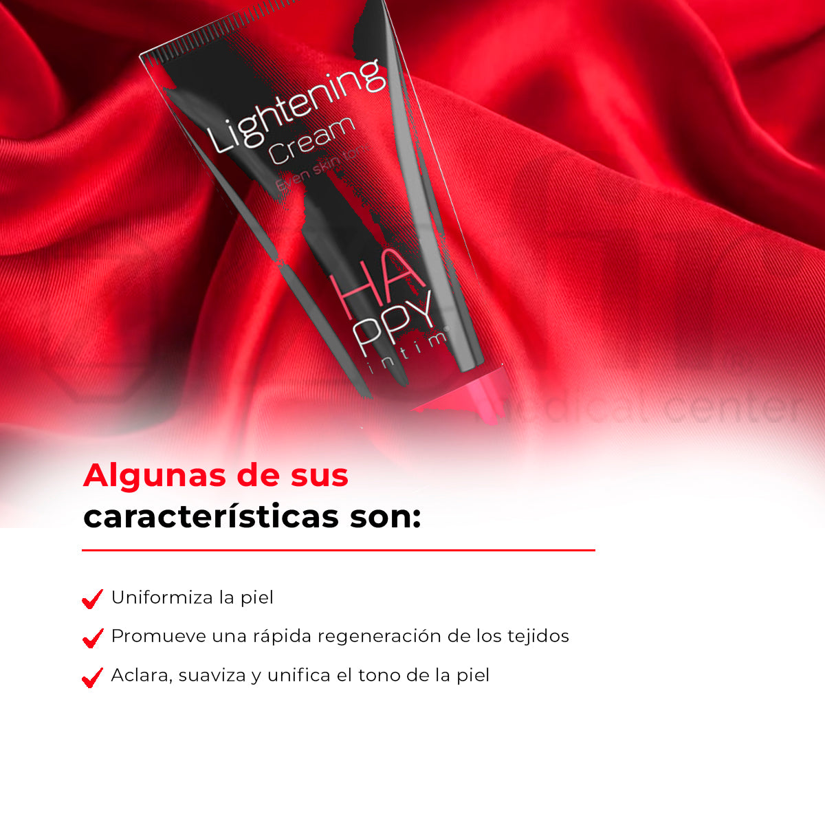 HAPPY Intim Lightening Cream (50 ml) Crema Aclarante Intima