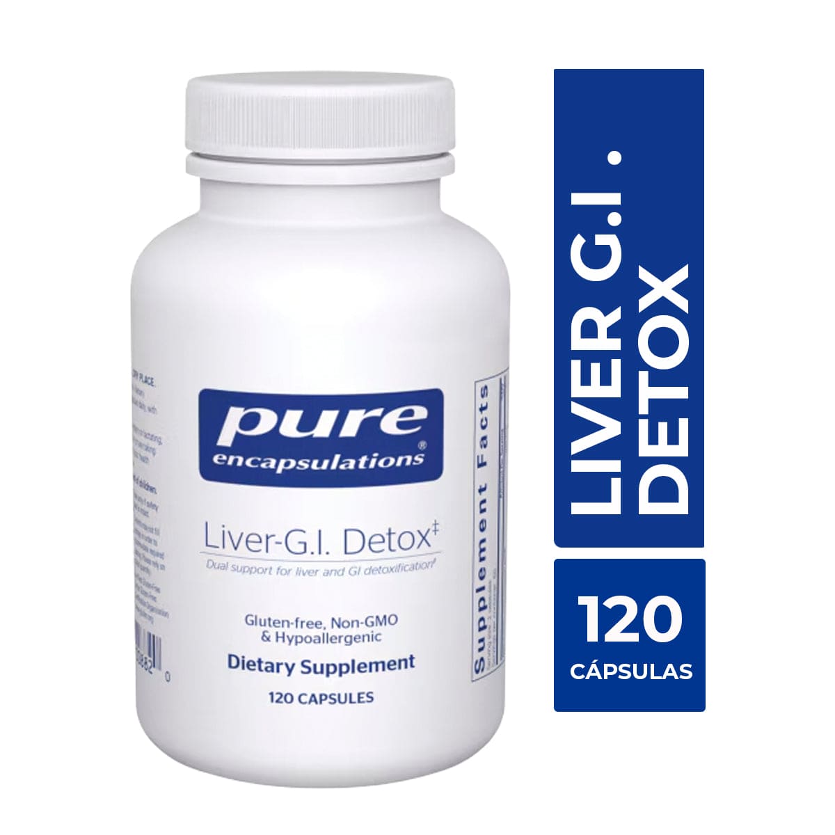 Pure Encapsulations Liver-G.I. Detox 120 cápsulas