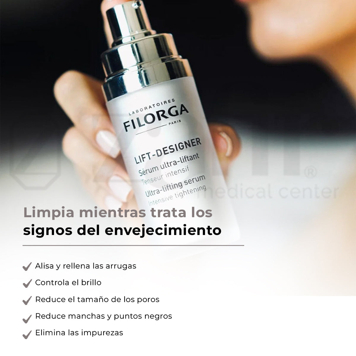 Tratamiento Facial Antienvejecimiento FILORGA Lift Designer Serum 30 ml - Zafir Medical Center