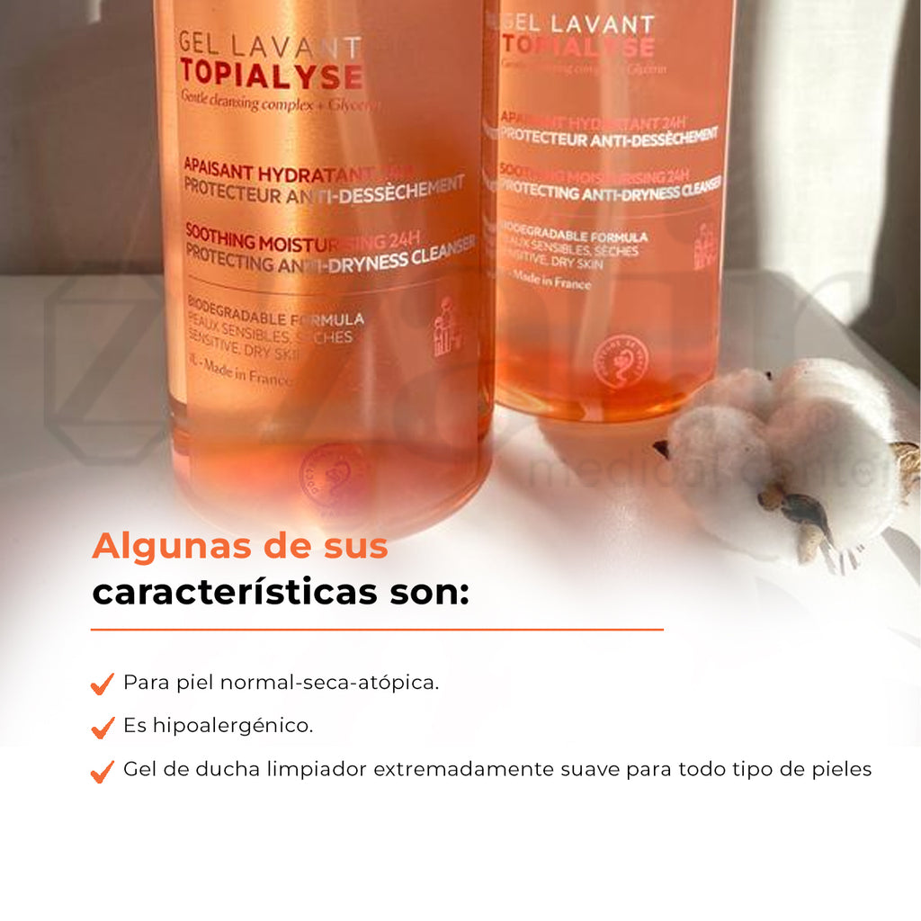 Jabón Corporal Svr Lavant Topialyse Limpieza Piel Sensible