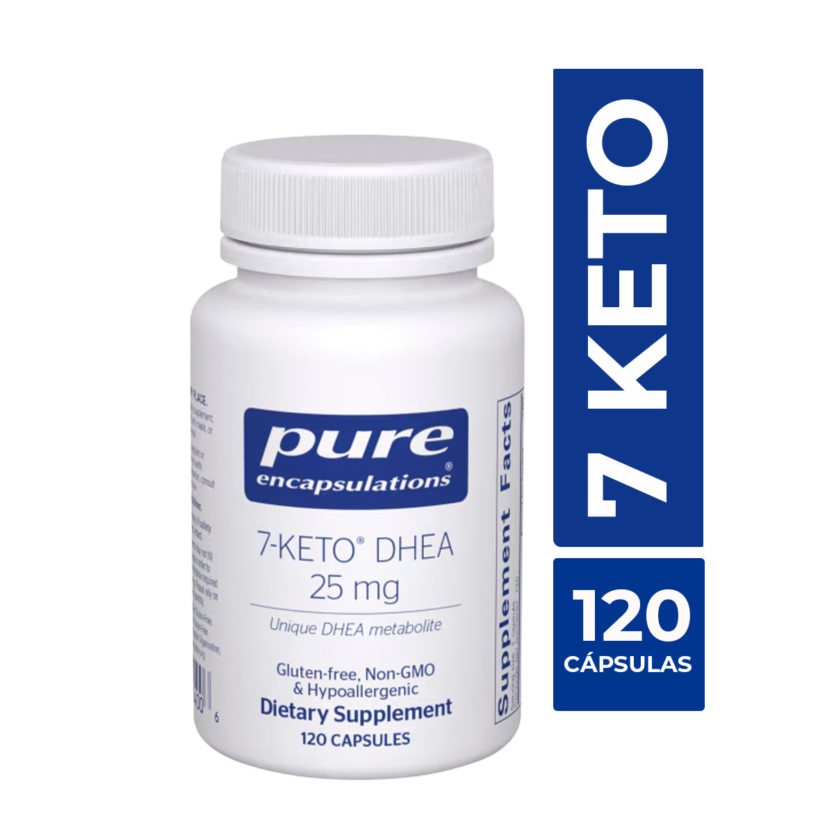 Pure encapsulations 7-KETO DHEA 25 MG 120 CAPSULAS