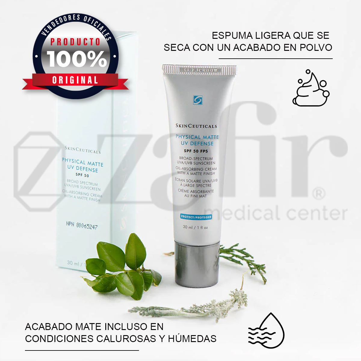 SkinCeuticals Physical Matte UV Defense FSP 50 Protector Solar Mineral Para El Rostro.