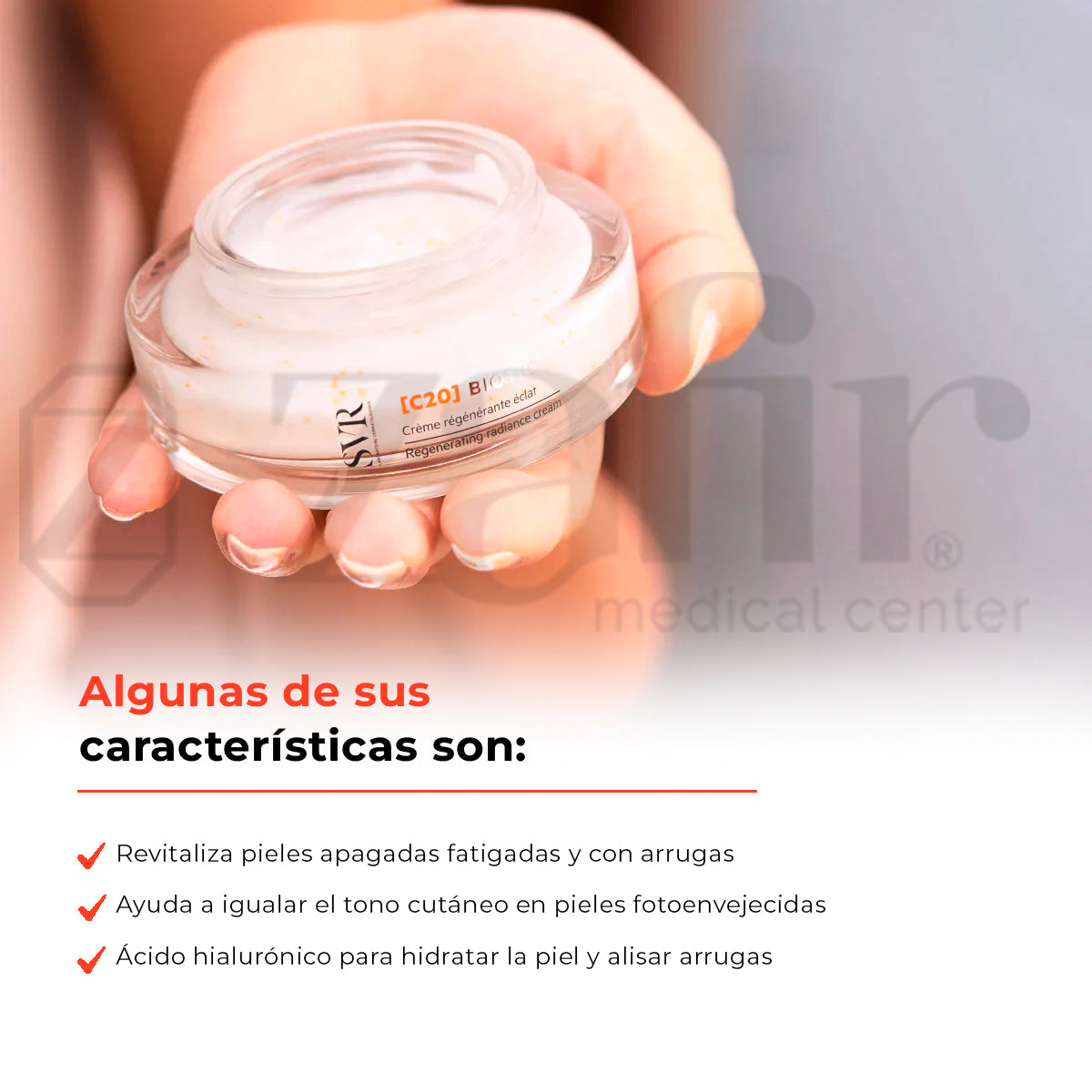Crema Regenadora Svr Iluminadora Para La Cara