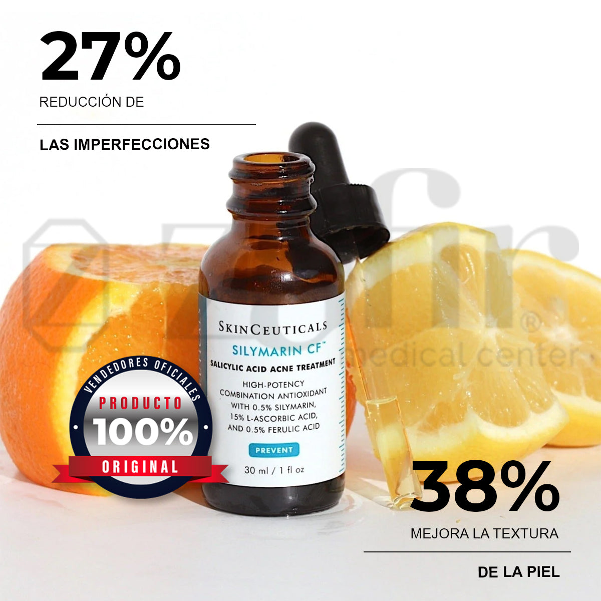 SkinCeuticals Silymarin CF Suero Para Pieles Grasas y Con Tendencia a Imperfecciones