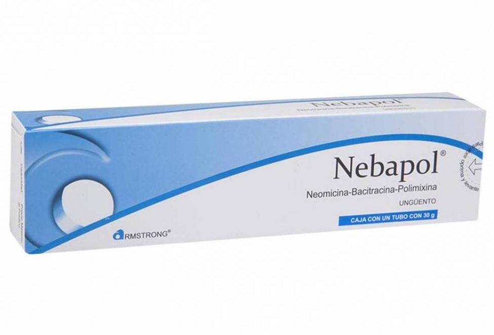 NEBAPOL  POLIMIXINA B/BACITRACINA/NEOMICINA. UNGÜENTO.