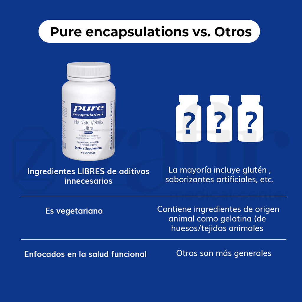 Pure Encapsulations Hair/Skin/Nails Ultra 60 Caps