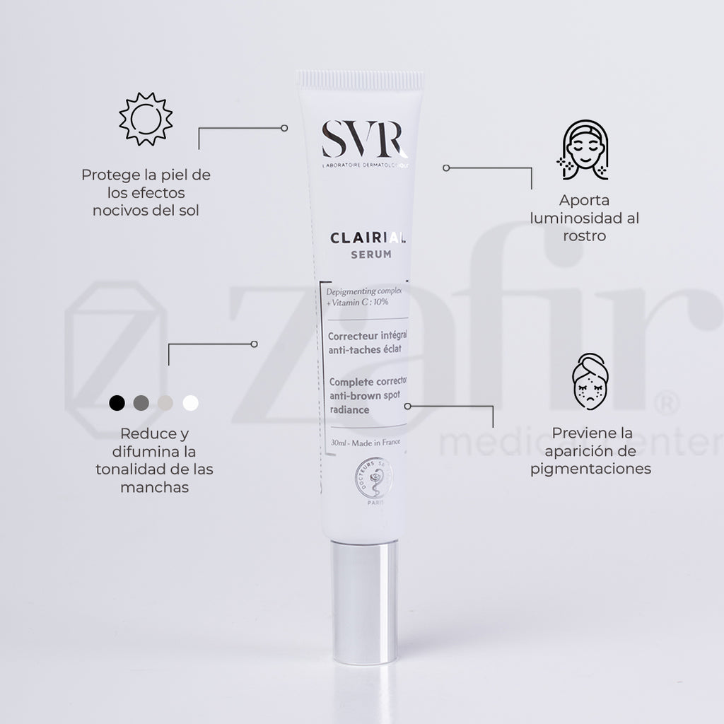 Anti Manchas Serum Svr Clairial De 30ml/30g 30+ Años Para Manchas Oscuras - Zafir Medical Center