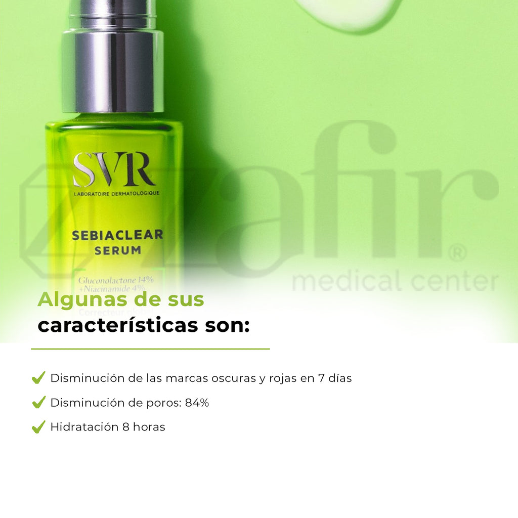 Suero Anti Imperfecciones Serum Sebiaclear SVR Para Piel Grasa