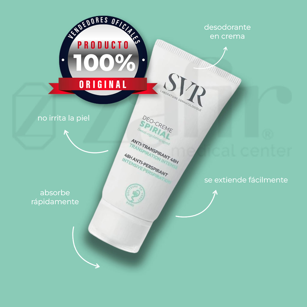 Crema Antitranspirante Svr Deo-creme Spirial Extra Efectiva