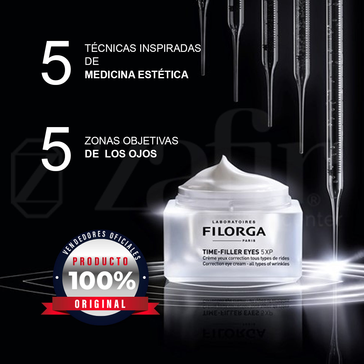 Crema Filorga Time-Filler Eyes 5xp Para Eliminar Ojeras y Arrugas De Los Ojos