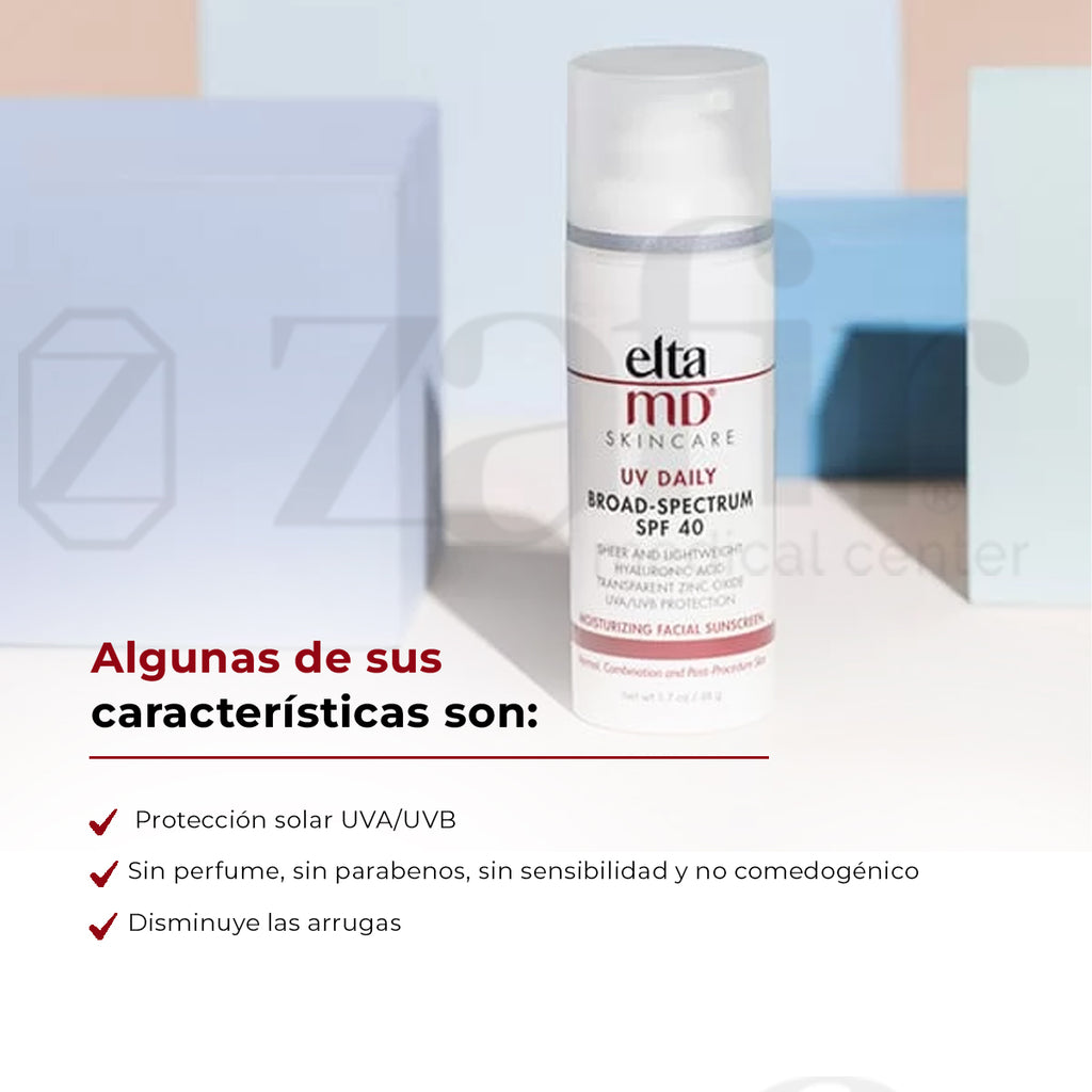 Protector Solar  Elta MD UV Dayli SPF 40 Con Color
