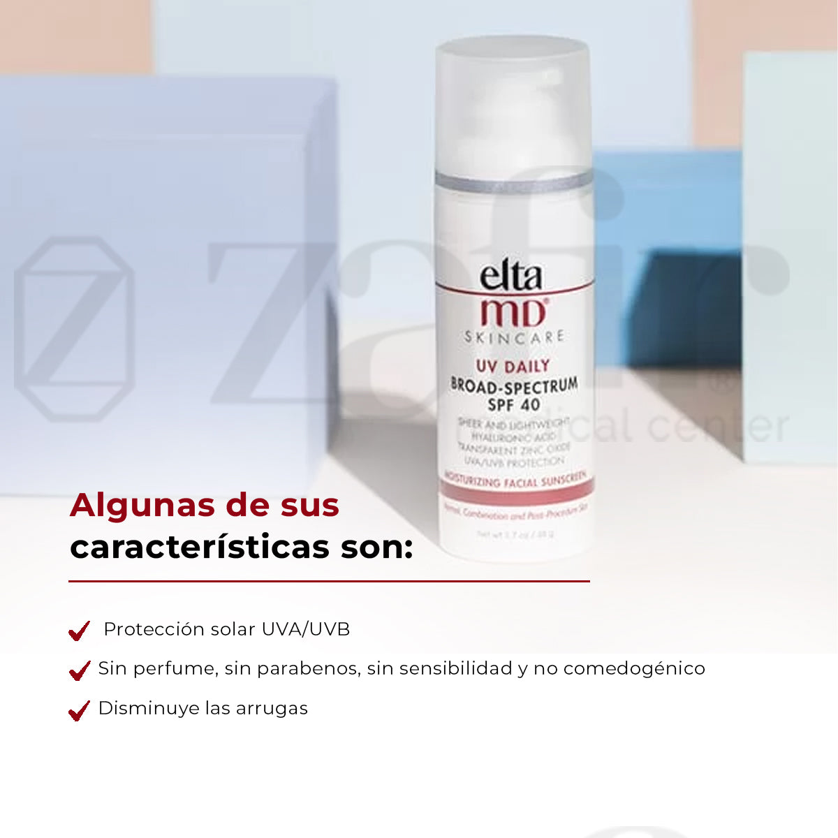Protector Solar  Elta MD UV Dayli SPF 40 Con Color