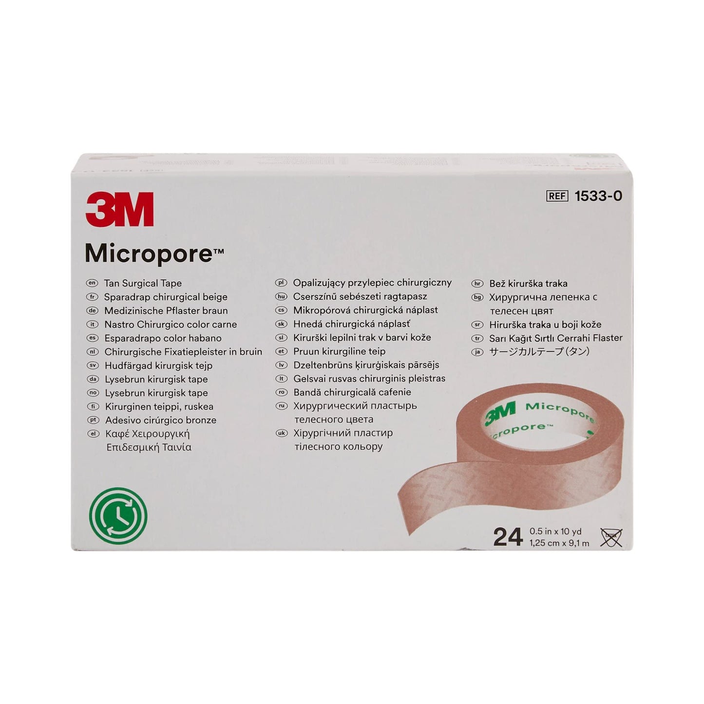 MICROPORE PIEL (3M) 1.5 CM X 9.1 MTS C/24