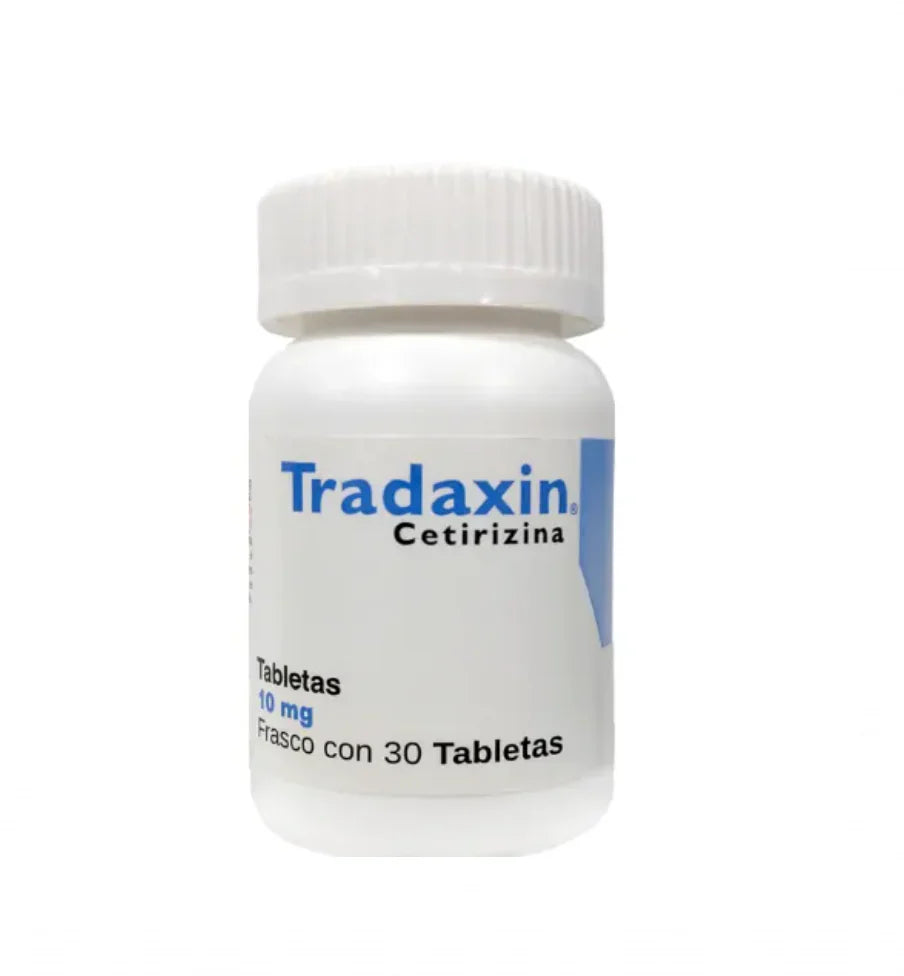 CETIRIZINA 10MG 30 TABLETAS TRADAXIN SBL