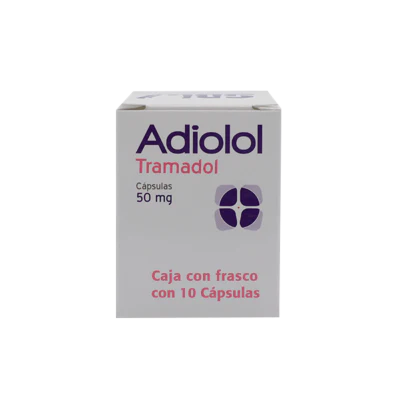 TRAMADOL 50MG 10 CAPSULAS ADIOLOL