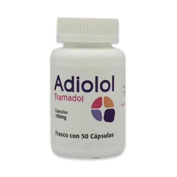 TRAMADOL 100MG 50 CAPSULAS ADIOLOL SBL PHARMACEUTICALS